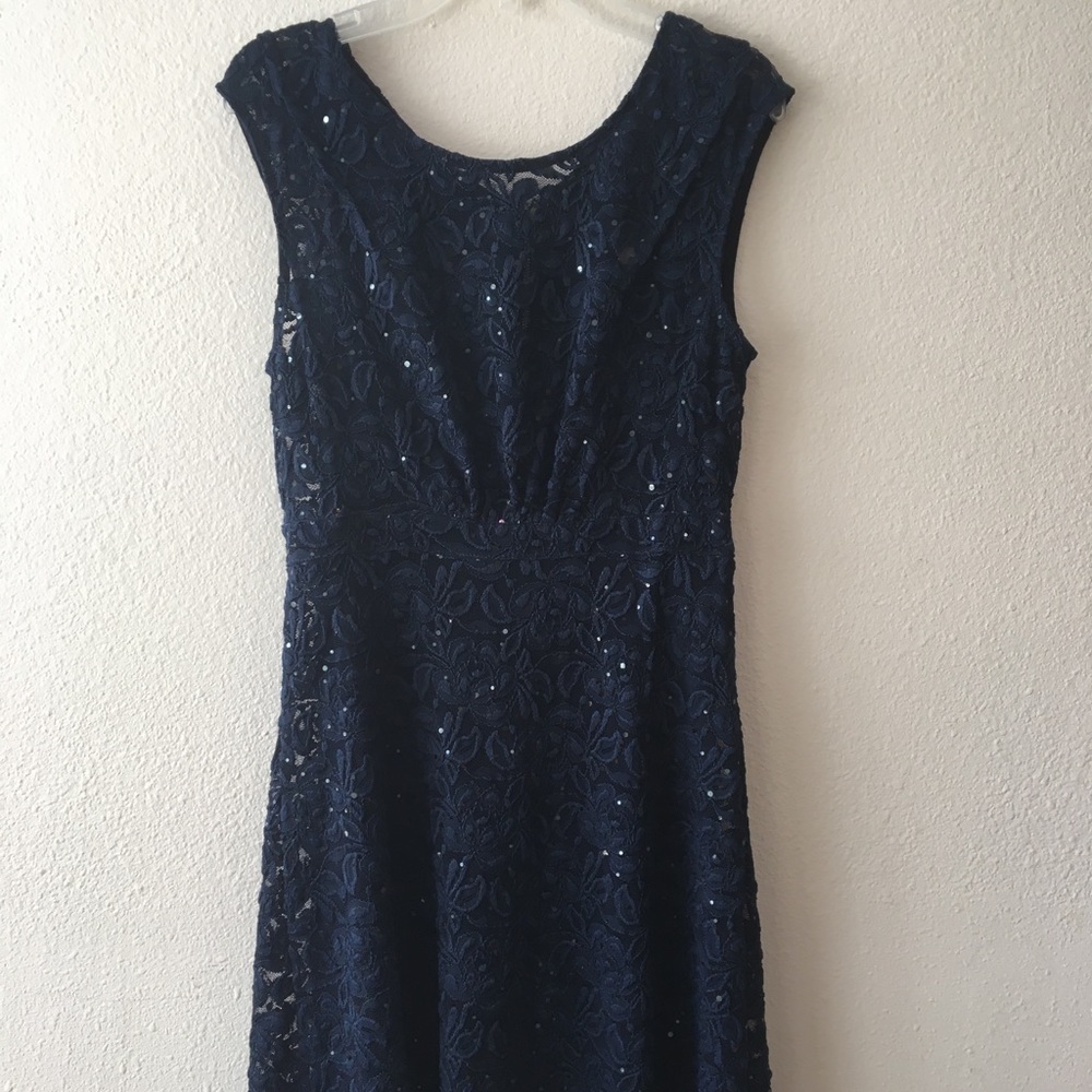 Blue dress
